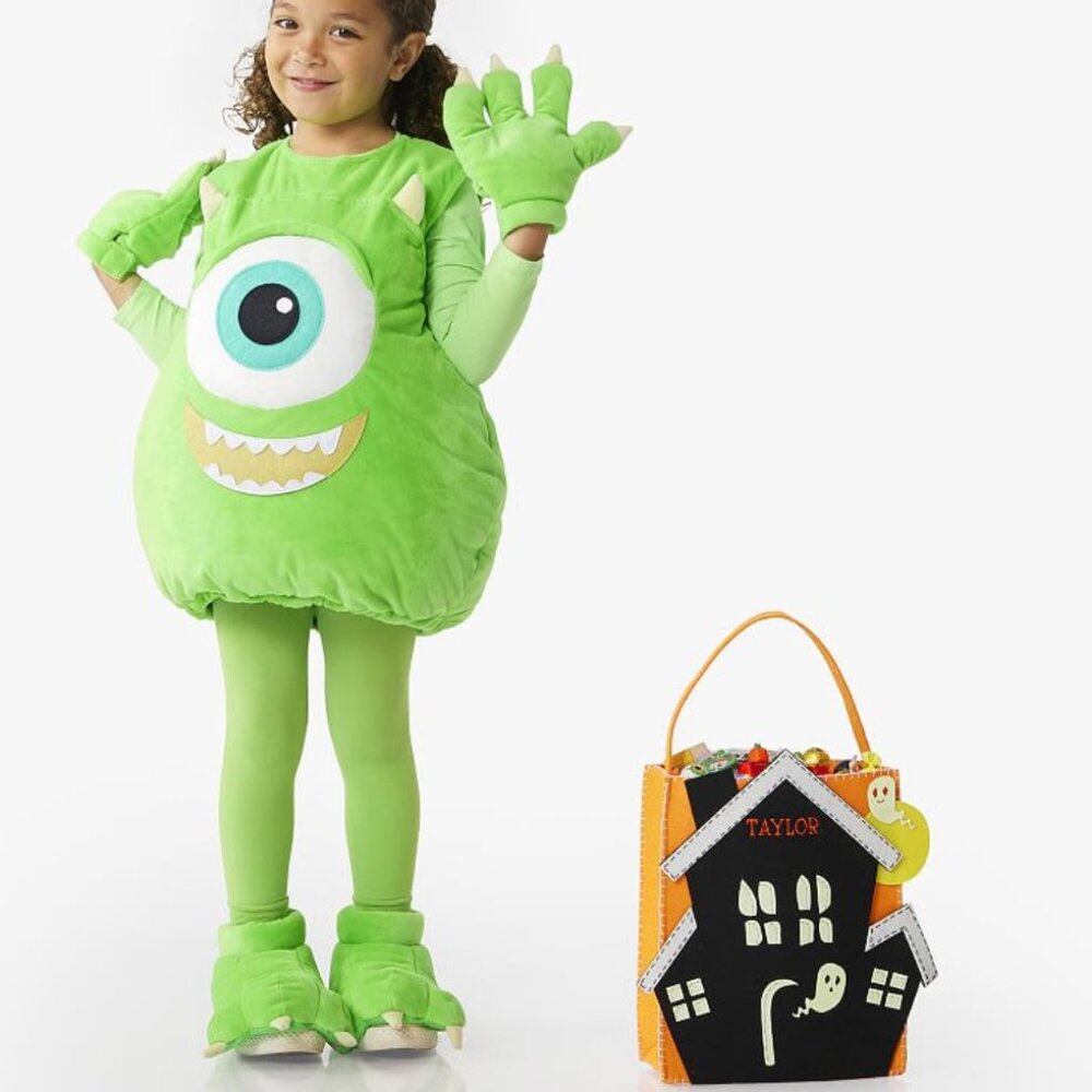 Pottery Barn Kids Disney Pixar Monsters Inc. Mike Wazowski Costume (2T–3T)